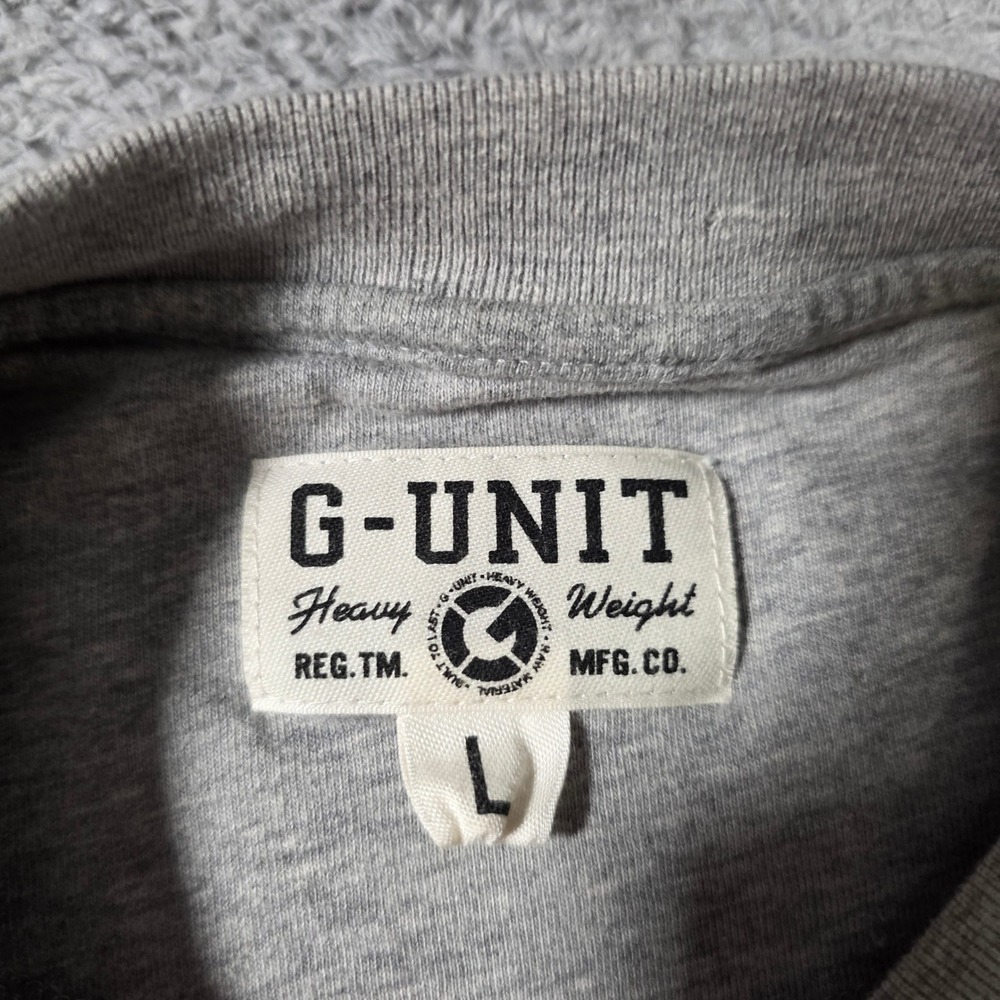 G-Unit Mens L T-Shirt Gray Special Ops Helicopter Graphic Streetwear VTG Y2K - Picture 6 of 8
